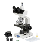 AmScope M83EZ OMAX M83EZ Series Trinocular Compound Microscope 40X-2500X Magnification LED Lab with Double Layer Mechanical Stage (5)