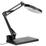 AmScope MAGLED-80-TT 2.375X Magnification 5" Lens 80 LED 10W Tabletop Magnifying Lamp (5)