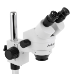 AmScope SM-1BSX-30WR-M SM-1 Series Inspection and Dissecting Zoom Binocular Stereo Microscope 3.5X-45X w/ 30W LED Fiber Optic Ring Light and 1.3MP USB 2.0 C-mount Camera on Compact Pillar Stand (9)