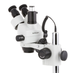 AmScope SM-2TP-HD2 SM-2 Series Simul-Focal Zoom Trinocular Stereo Microscope 7X-45X Magnification w/ Dual Halogen Lights and 2MP HDMI CMOS C-Mount Camera (13)