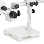 AmScope SM-3BY-64S SM-3 Series Zoom Binocular Stereo Microscope 7X-90X Magnification w/ 64 LED Compact Ring Light on Single Arm Boom Stand (7)