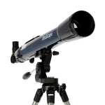 AmScope TLS-T70700B AmScope 35X-525X 70mm f/10 Refractor Telescope with 2-Section Altazimuth Tripod, Blue Finish (3)