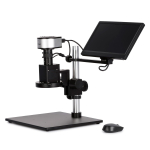 AmScope DM650AM-HDM11 DM650 Series Digital Video Inspection Digital Microscope HD 0.6X-5X on Table Stand w/ Smart Auto-Zoom + 11.6" HD Monitor (6)