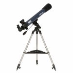 AmScope TLS-T70700B AmScope 35X-525X 70mm f/10 Refractor Telescope with 2-Section Altazimuth Tripod, Blue Finish (4)