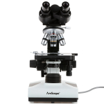 AmScope B490-LED-E Professional LED Biological Binocular Compound Microscope 40X-1000X Magnification w/ 3D Mechanical Stage and 1MP Camera (13)