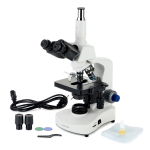 AmScope T340-DK-LED LED Trinocular Darkfield Microscope w/Optional Digital Camera (12)