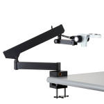 AmScope ASC-84 Articulating Stand with Clamp and 84mm diameter Focusing Rack for Stereo Microscopes (0)