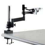 AmScope APC AmScope Articulating Stand For Stereo Microscopes with Post Clamp and 76mm Focusing Rack (0)