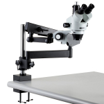 AmScope APC AmScope Articulating Stand For Stereo Microscopes with Post Clamp and 76mm Focusing Rack (1)