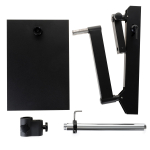 AmScope ASB-84 84mm Collar Articulating Arm with Base Plate for Stereo Microscopes (5)
