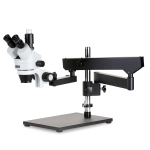 AmScope ASB-84 84mm Collar Articulating Arm with Base Plate for Stereo Microscopes (1)