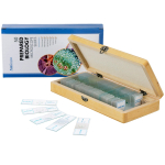 AmScope VB-B110C-SLVR Binocular Compound Microscope Bundles 40X-1000X dual LED, Ergonomic, 25-Piece Slides Set and Tweezers Plus BONUS Handheld Multi-USB Digital Microscope for PC and Android (10)