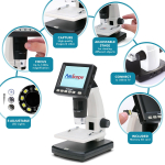 AmScope DM130-M5S035 IQCrew Kid's Premium Portable LCD Color Digital Microscope (6)