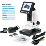 AmScope DM130-M5S035 IQCrew Kid's Premium Portable LCD Color Digital Microscope (5)