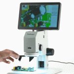 AmScope DM745-HDM11-3DR DM745 Series 3D Digital Microscope for Industrial Inspection w/ 0.7X-4.5X Magnification, 11.6" HD Screen and 3D Rotary Viewer (3)