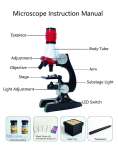 AmScope M28-KT1-W-WM Kids Beginner Compound Microscope 100X-1200X Magnification LED Toy Set with Slides Preparation Kit and Microscope Book (3)