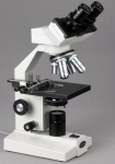 AmScope B100-E1 B100 Series Biological Binocular Compound Microscope 40X-1000X Magnification with Halogen and 1MP USB Digital Eyepiece Camera (2)