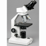 AmScope B100-M B100 Series Biological Binocular Compound Microscope 40X-1000X Magnification with Halogen and 1.3MP Camera (5)