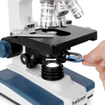 AmScope B120-M B120 Student LED Binocular Microscope 40X-1000X w/ 3D Stage & 1.3MP USB 2.0 Camera (8)