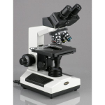AmScope B390C-E B390 Series Binocular Compound Microscope 40X-2500X Magnification w/ 20W Halogen, 3D Mechanical Stage and 1MP Digital Camera (7)