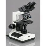 AmScope B390B-DKO-IRIS-E2 Premium Darkfield Binocular Compound Microscope 40X-2000X Magnification w/ 20W Halogen, Oil Condenser, 100X IRIS Objective, 2MP Camera and 3D Mechanical Stage (4)