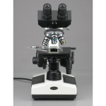 AmScope B390B-DKO-IRIS-E2 Premium Darkfield Binocular Compound Microscope 40X-2000X Magnification w/ 20W Halogen, Oil Condenser, 100X IRIS Objective, 2MP Camera and 3D Mechanical Stage (5)