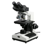 AmScope B390C-E B390 Series Binocular Compound Microscope 40X-2500X Magnification w/ 20W Halogen, 3D Mechanical Stage and 1MP Digital Camera (0)