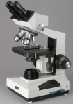 AmScope B400A-LED-E B400 Series Biological Binocular Compound Microscope 40X-1600X Magnification w/ LED Light, 3D Mechanical Stage and 1MP Digital Camera (9)