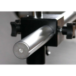 AmScope BSS-120A-FR-84 Single Arm Boom Stand for Stereo Microscopes - Aluminum Arm, Tube Mount, 84mm Focus Block (3)