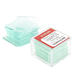 AmScope CS-S22-100 100pc Pre-Cleaned 22mm x 22mm Square Microscope Glass Cover Slides Coverslips (0)