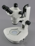 AmScope SF-2TR-WF SF-2 Series Zoom Trinocular Stereo Microscope 8X-50X Magnification onTrack Stand w/ 2 LED Lights, 720p Wi-Fi Camera (6)