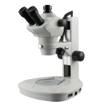 AmScope SF-2TR-WF SF-2 Series Zoom Trinocular Stereo Microscope 8X-50X Magnification onTrack Stand w/ 2 LED Lights, 720p Wi-Fi Camera (0)