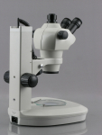 AmScope SF-2TR-WF SF-2 Series Zoom Trinocular Stereo Microscope 8X-50X Magnification onTrack Stand w/ 2 LED Lights, 720p Wi-Fi Camera (4)