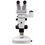 AmScope PM230AT PM230 Series Zoom Trinocular Stereo Microscope 8X-80X Magnification on Track Stand w/ Common Main Objective (1)