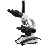 AmScope T360C-V220 T360 Series Trinocular Compound Microscope 40X-2500X Magnification with LED, 3D Stage & Reversed Nosepiece (0)