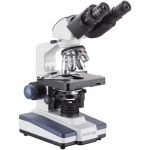 AmScope B120-PS25 B120 Series Binocular Compound Microscope 40X-1000X Magnification with LED, Siedentopf Head, 25 Prepared Slides (1)