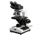 AmScope B390C-E B390 Series Binocular Compound Microscope 40X-2500X Magnification w/ 20W Halogen, 3D Mechanical Stage and 1MP Digital Camera (12)