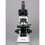 AmScope T580C-DK-MBI Simul-Focal Darkfield Trinocular Compound Microscope 40X-2500X Magnification w/ 1.2MP USB 2.0 C-mount Camera (2)