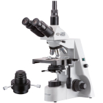 AmScope T660C-DKO-12MBI3 Darkfield Trinocular Compound Microscope 40X-2500X Magnification w/ 20W Halogen, Oil Condenser and 12MP Back-Lit USB 3.0 Camera (0)