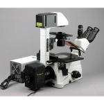 AmScope IN480TA-FL-MF143 IN480 Series Inverted Epi-fluorescence Trinocular Compound Microscope 40X-900X Magnification w/ 1.4MP Cooled Monochrome CCD Camera (5)