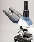 AmScope T120-WM-PS100 T120 Series Trinocular Compound Microscope 40X-1000X Magnification with LED, Siedentopf Head, 100 Prepared Slides and Book (2)