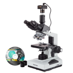 AmScope T490A-M 40X-1600X Trinocular Biological Compound Microscope + 1.3MP USB Digital Camera (0)