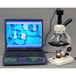 AmScope D120 D120 Series Advanced Student High-Magnification Dual-View Monocular Compound Microscope (4)