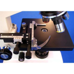 AmScope D100C-MS-E3 D100 Series Dual-View Monocular Compound Microscope 40X-1000X Magnification w/ 20W Halogen Light, Mechanical Caliper and 3MP Digital Camera (4)