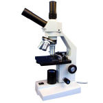 AmScope D100C-MS-E3 D100 Series Dual-View Monocular Compound Microscope 40X-1000X Magnification w/ 20W Halogen Light, Mechanical Caliper and 3MP Digital Camera (0)