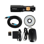 AmScope DM756H2C-DAB 1080p HDMI All-in-One Digital Microscope 0.7X-8.4X Magnification w/ Zoom Optics on Double-Arm Boom-Stand (4)
