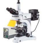 AmScope FM820TA-3MBI3 FM820 Series Epi-fluorescence Trinocular Compound Microscope 40X-1500X Magnification w/ 3MP USB 3.0 C-mount Camera (0)