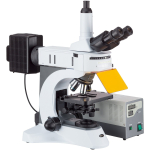 AmScope FM820TA-3MBI3 FM820 Series Epi-fluorescence Trinocular Compound Microscope 40X-1500X Magnification w/ 3MP USB 3.0 C-mount Camera (5)