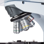 AmScope FM820T-HD18-HDM FM820 Series Upright Fluorescence Trinocular Compound Microscope 40X-1000X Magnification with Rotating Multi-filter Turret, HDMI Camera and Screen (4)