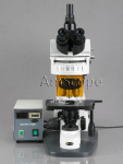 AmScope FM800TC FM800 30W Infinity Plan Extreme Widefield EPI-Fluorescent Trinocular Compound Microscope 40X-1000X Magnification w/ Five Wave Bands (2)